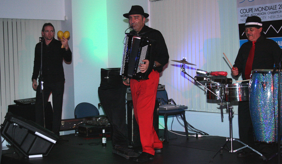 Domenico Taraborelli (Australia) and his band