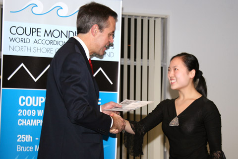 Mingyuan Ruan (China) Coupe Mondiale 3rd Prize Winner