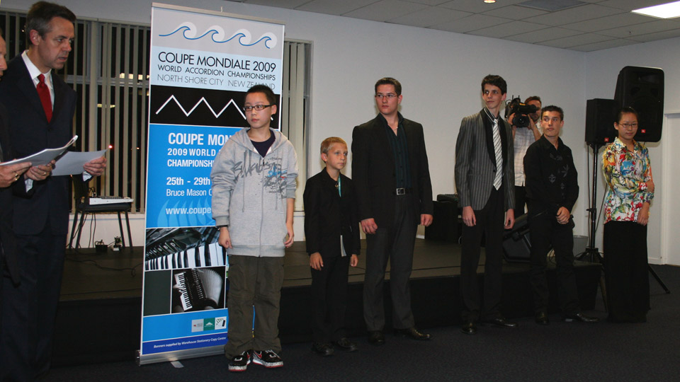 Contestants in the Junior Virtuoso Entertainment Music Competition
