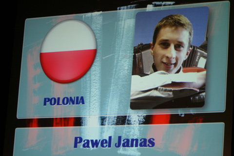 Pawel Janas (Poland) CIA Contestant being sponsored by Roland
