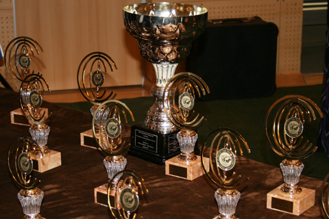 Trophies for Coupe Mondiale categories