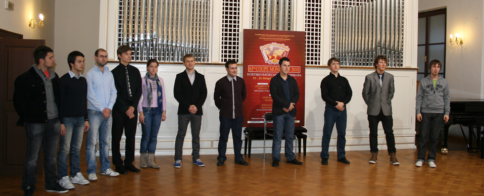 International Competition for Piano Accordion contestants 