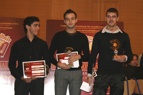 Joao Guerreiro, Portugal, Samuele Telari, Italy,  Radu Laxgang Moldova,  